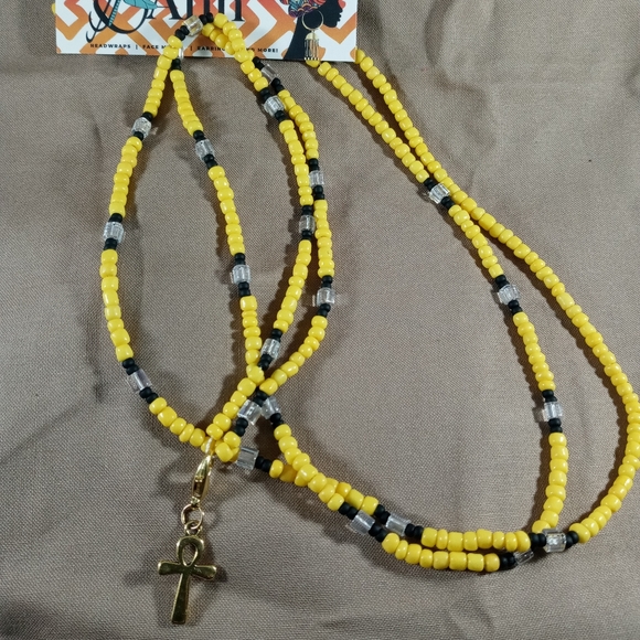 HeadWrap Set with waist bead set - Picture 3 of 3